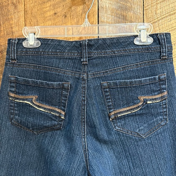 Hannah jeans size 6 wide leg embroidered back pockets - Picture 5 of 6